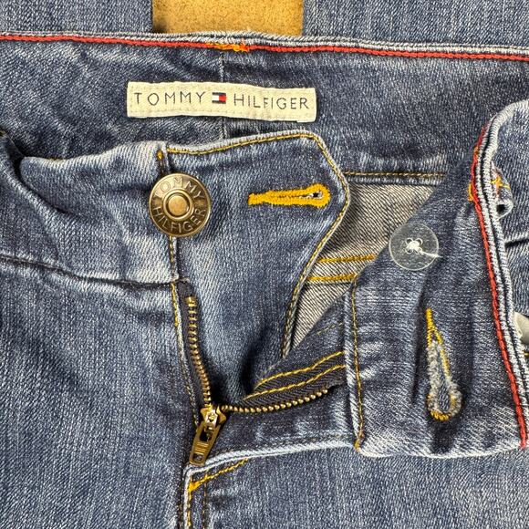 Vintage Y2K Tommy Hilfiger Women’s Jeans Size‎ 4 Blue Bootcut Flare Denim - Picture 8 of 14